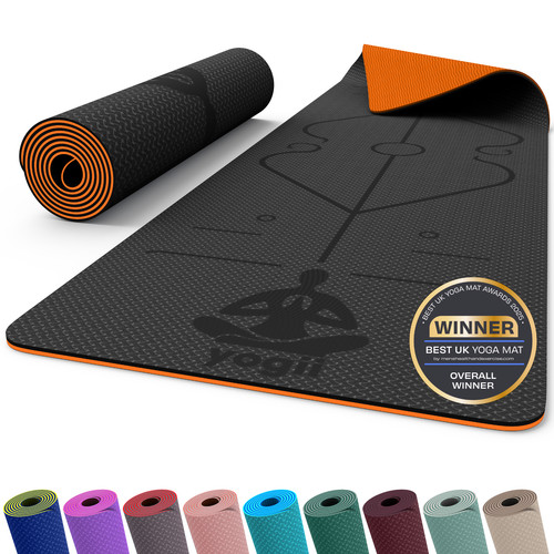 Yoga mat 6mm - thick, non
